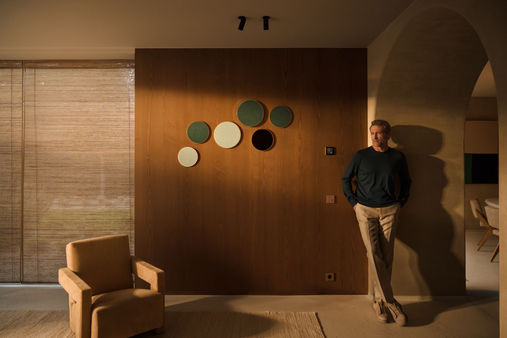 Matisse KNX keypad in a bespoke interior